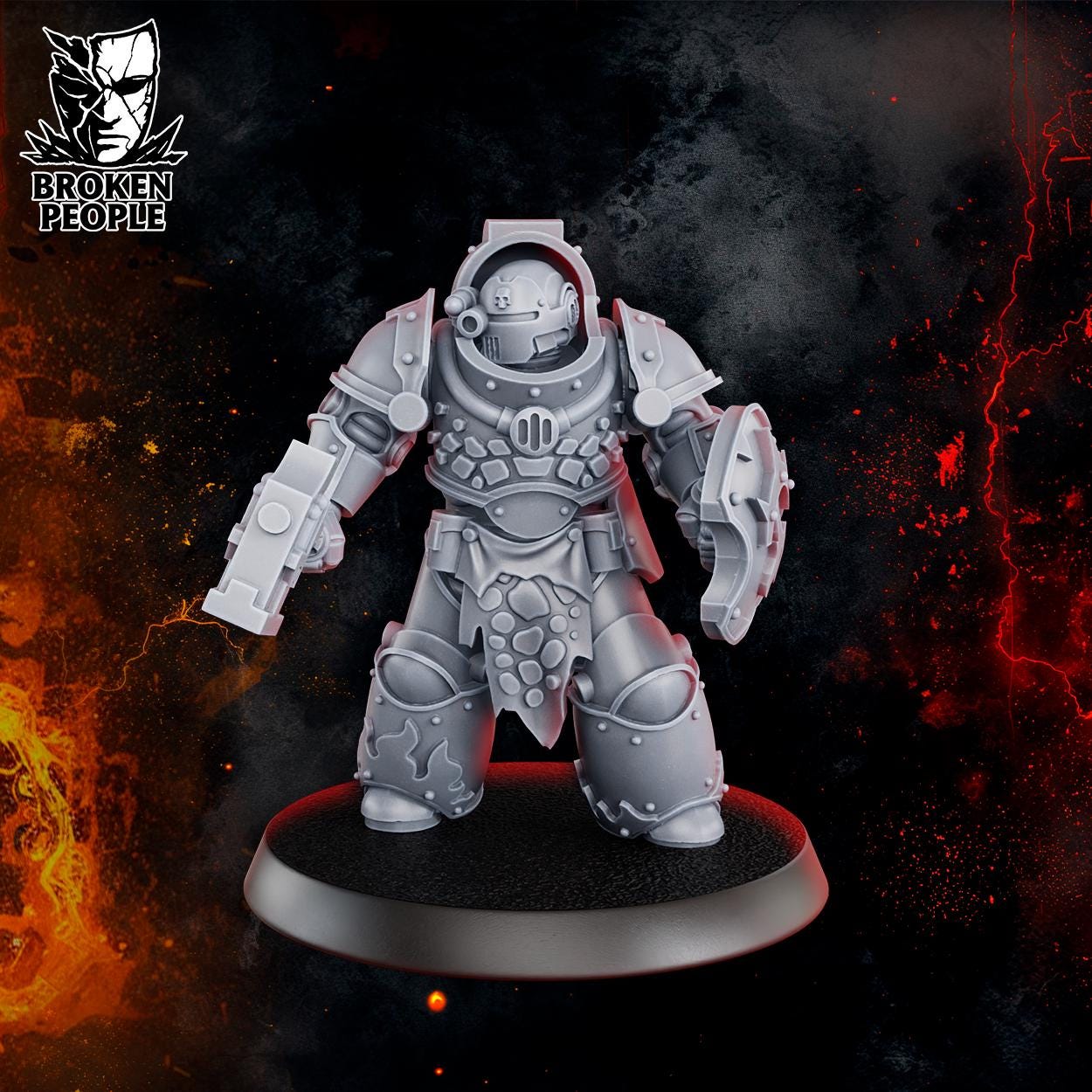 MagmaForged Squad | 3d Printed Tabletop Wargames Miniautres