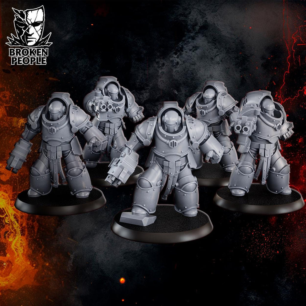Heavy Princeps Cohort | 3d Printed Tabletop Wargames Miniatures