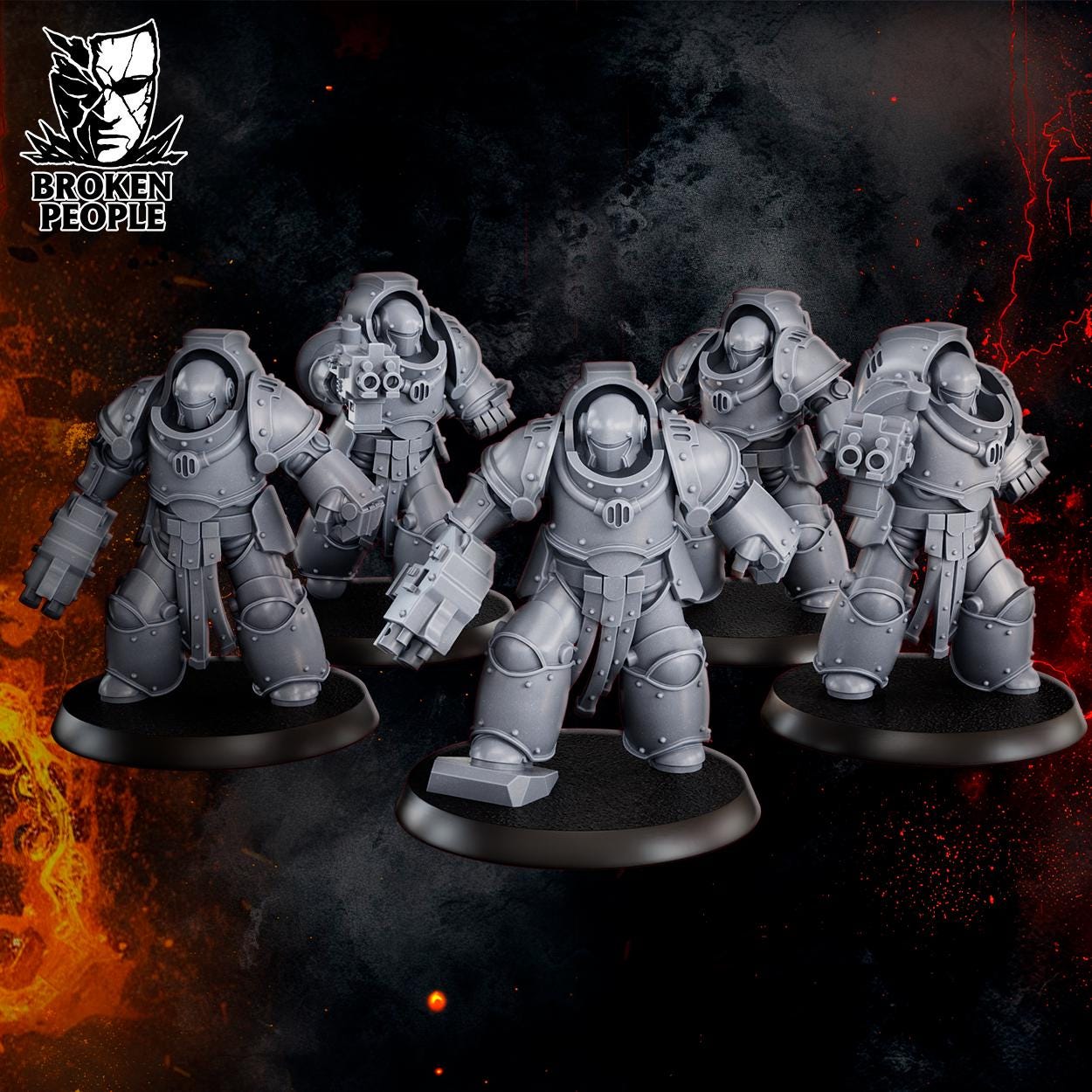 Heavy Princeps Cohort | 3d Printed Tabletop Wargames Miniatures