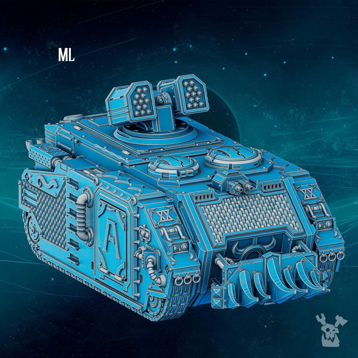Scylla Legion APC | DakkaDakka | 3d Printed Tabletop Wargames Tank Miniature
