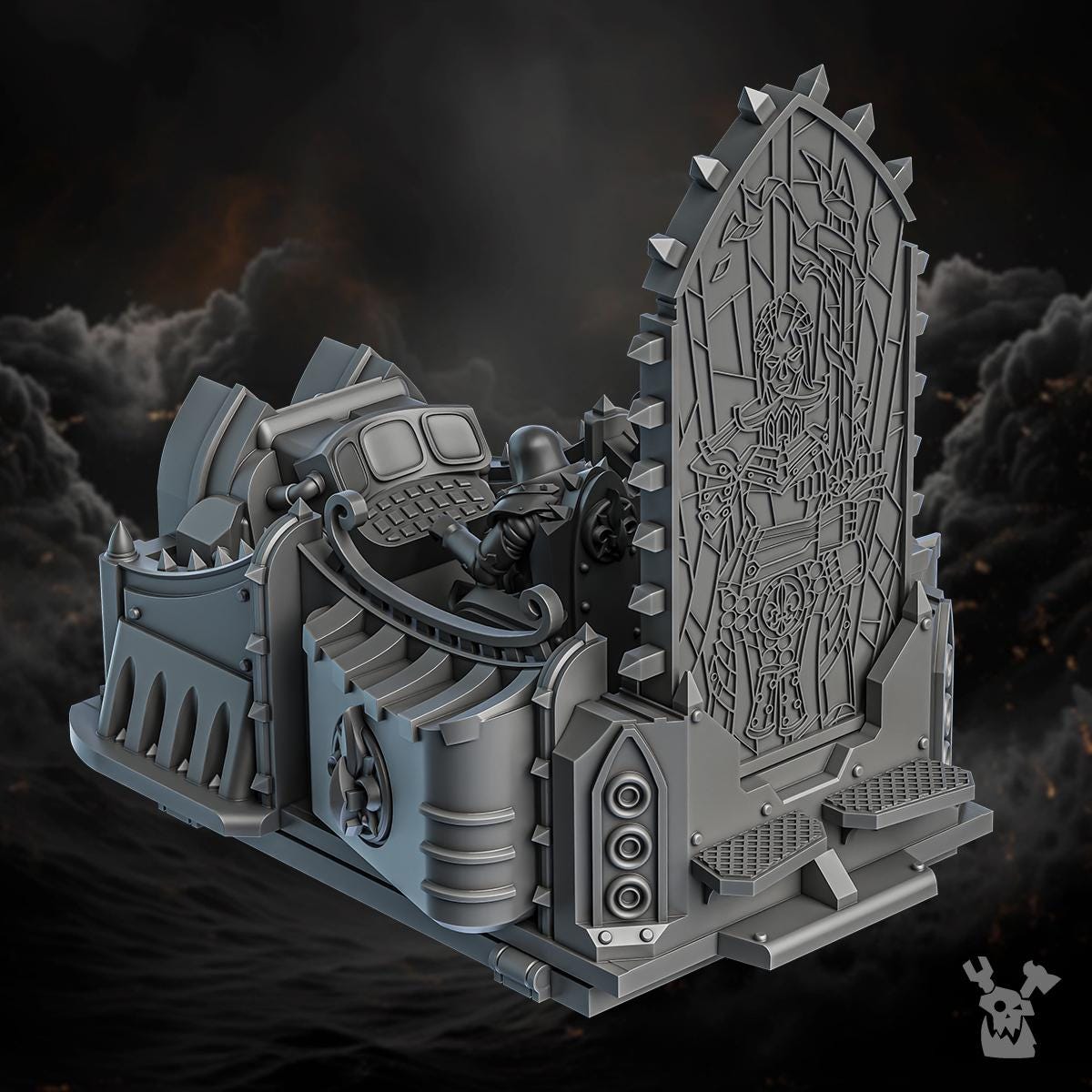 Order of Repentance Flame Tank | DakkaDakka | 3d Printed Blessed Sisters Infernal APC Proxy