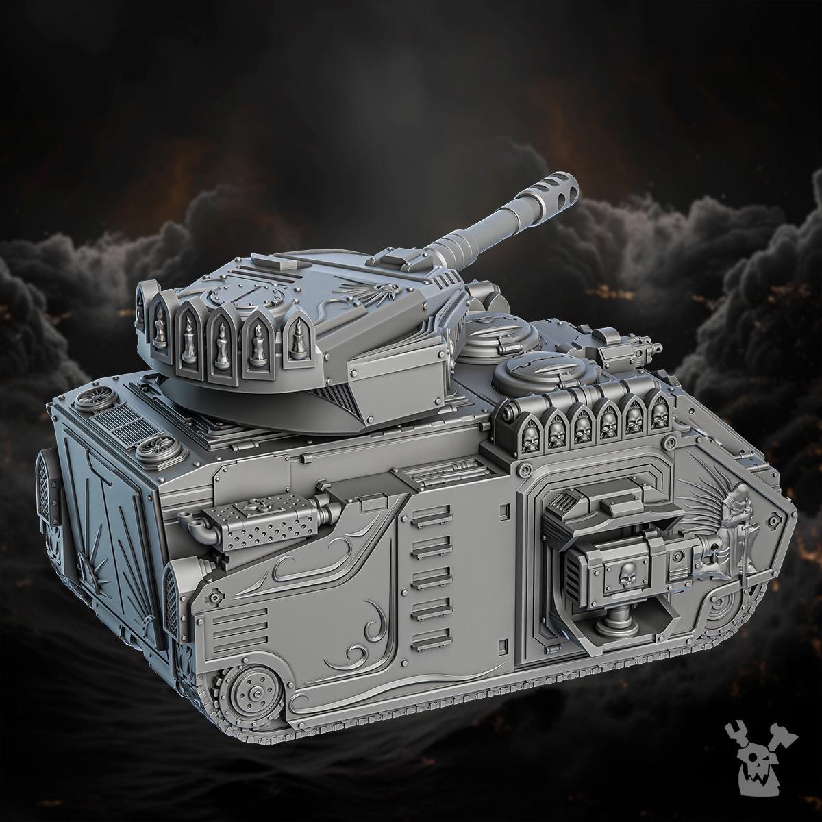 Order of Repentance APC Tank | DakkaDakka | 3d Printed Tabletop Wargames Blessed Sisters Tank Miniature