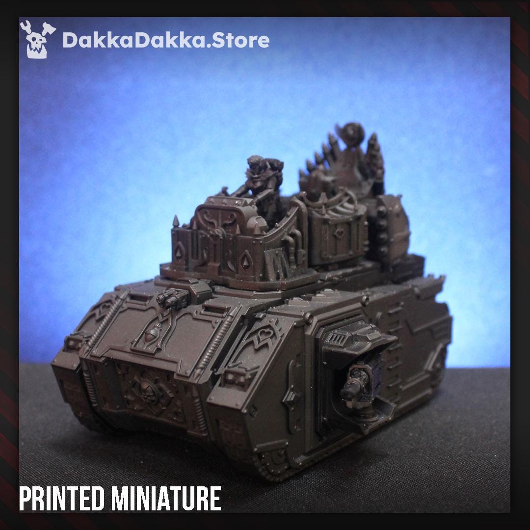 Ordine Vendetta Organ Tank | 3D Printed Tabletop Wargame Model Blessed Sisters