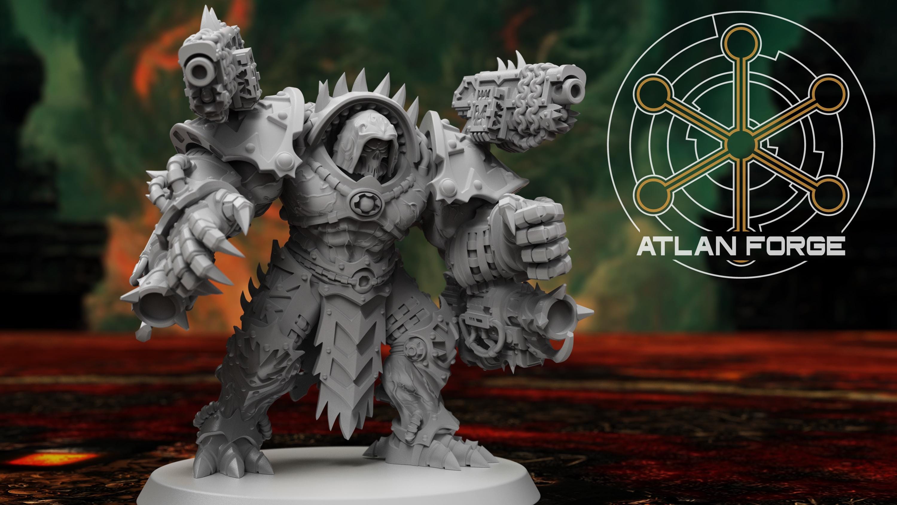 Hades Warbrutes | Atlan Forge | 3d Printed Tabletop Wargames Miniature