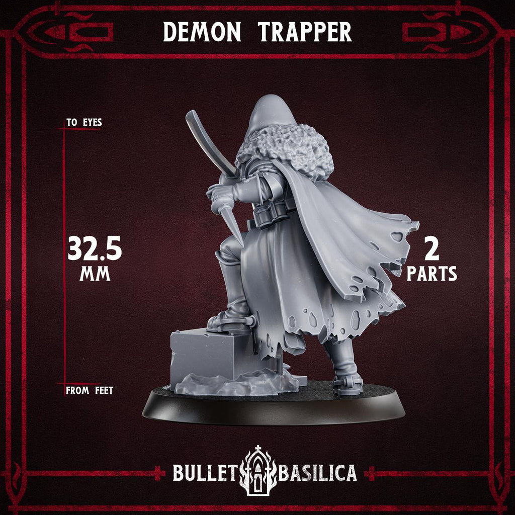 Demon Trapper | Bullet Basilica | 3d Printed Tabletop Trench War Miniature