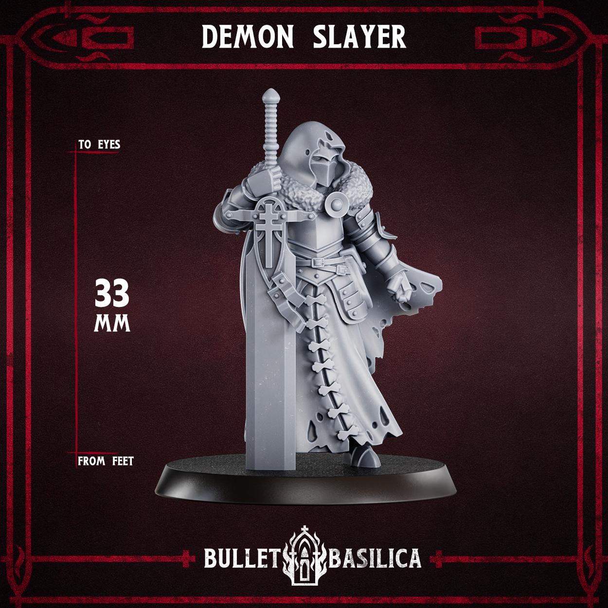 Demon Slayer, Crimson Hussars | Bullet Basilica | 3d Printed Tabletop Trench War Miniature