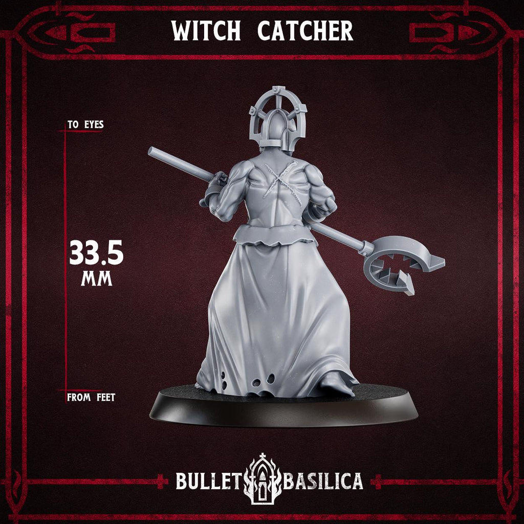 Witch Catcher, Crimson Hussars | Bullet Basilica | 3d Printed Tabletop Trench War Miniature