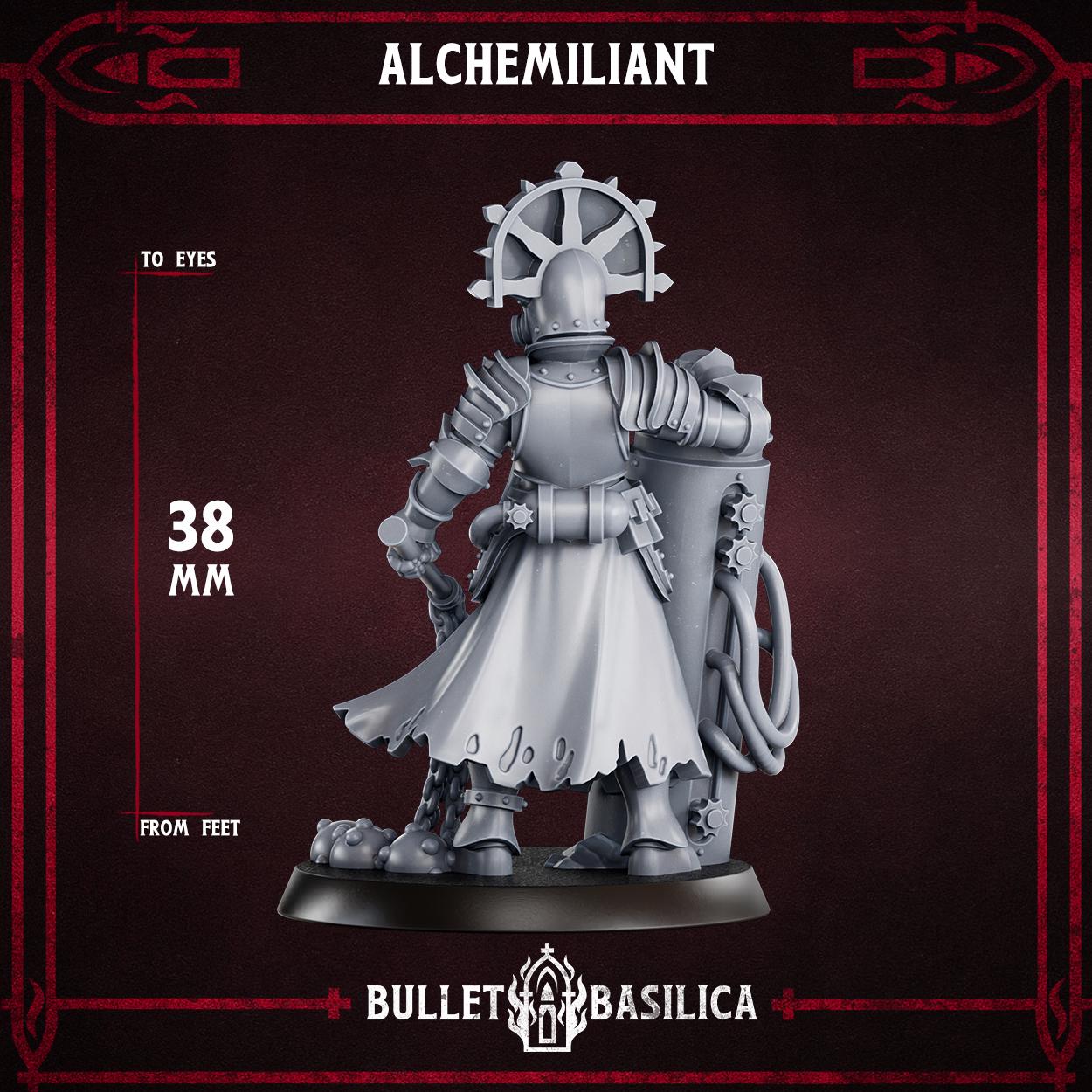 Alchemiliant, Crimson Hussars | Bullet Basilica | 3d Printed Tabletop Trench War Miniature