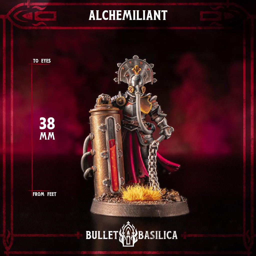 Alchemiliant, Crimson Hussars | Bullet Basilica | 3d Printed Tabletop Trench War Miniature