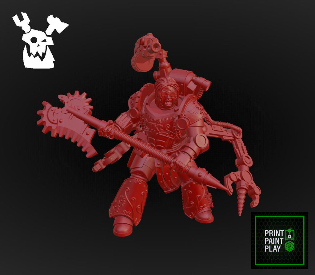 Crimson Wings Engineer by DakkaDakka | 3d Printed Tabletop Wargames Miniature