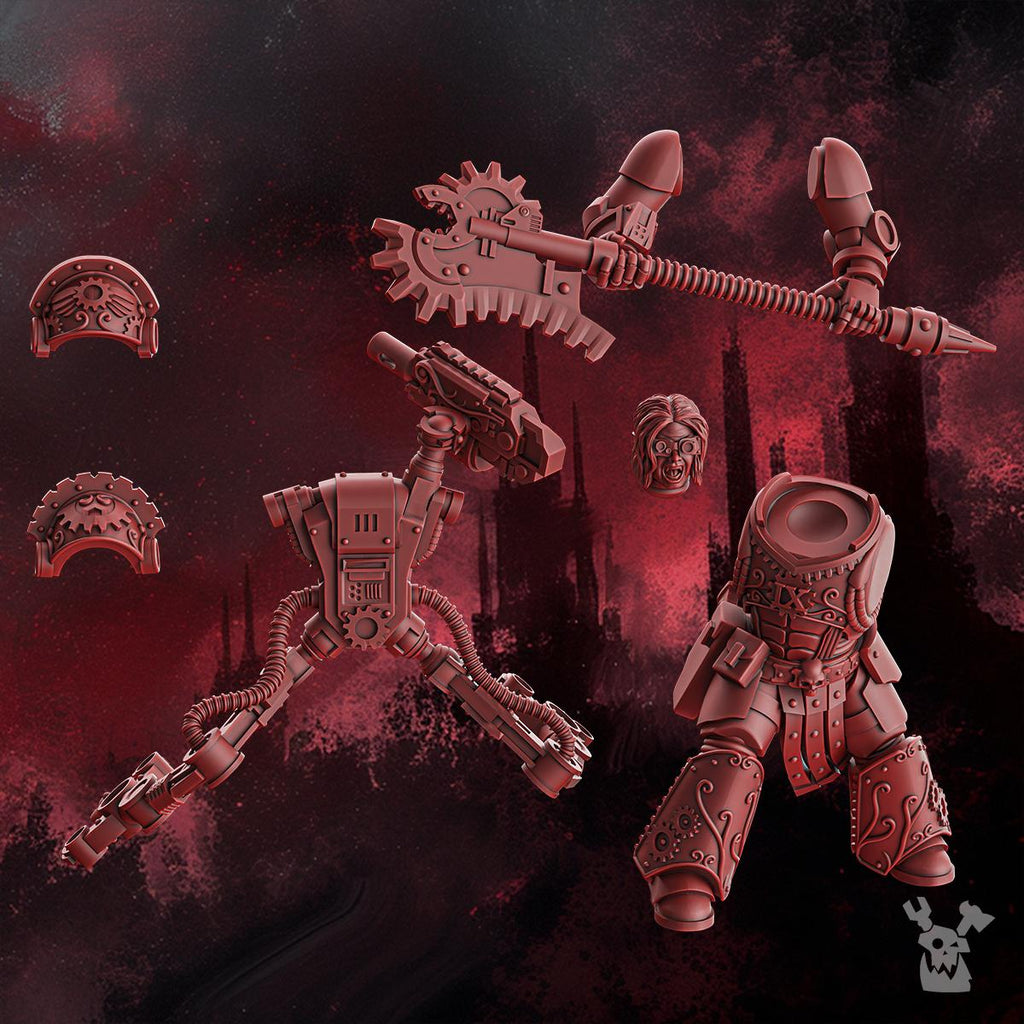 Crimson Wings Engineer by DakkaDakka | 3d Printed Tabletop Wargames Miniature