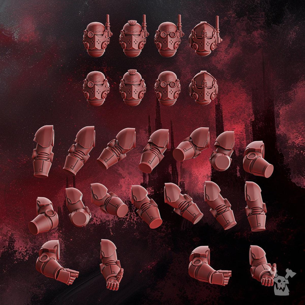 Crimson Wings Recon Squad Build Kit by DakkaDakka | 3d Printed Tabletop Wargames Miniature