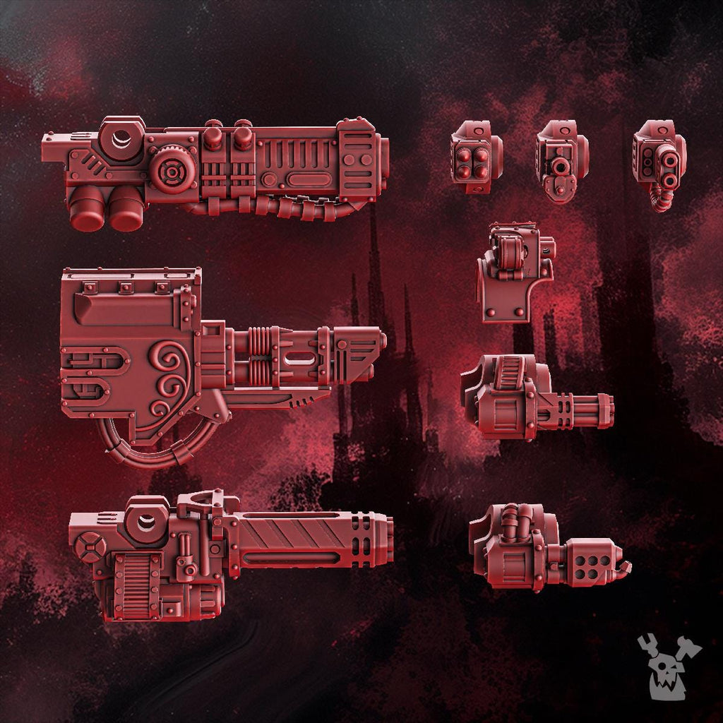 Crimson Wings Heavy Walker by DakkaDakka | 3d Printed Tabletop Wargames Miniature