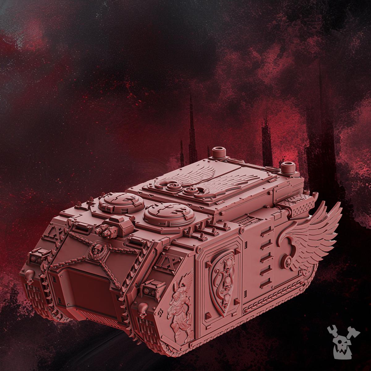 Crimson Wings APC | DakkaDakka | 3d Printed Tabletop Wargames Tank Miniature