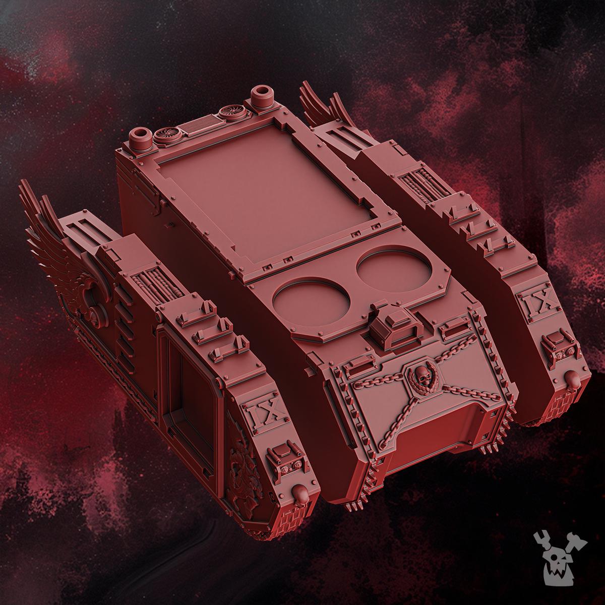 Crimson Wings APC | DakkaDakka | 3d Printed Tabletop Wargames Tank Miniature
