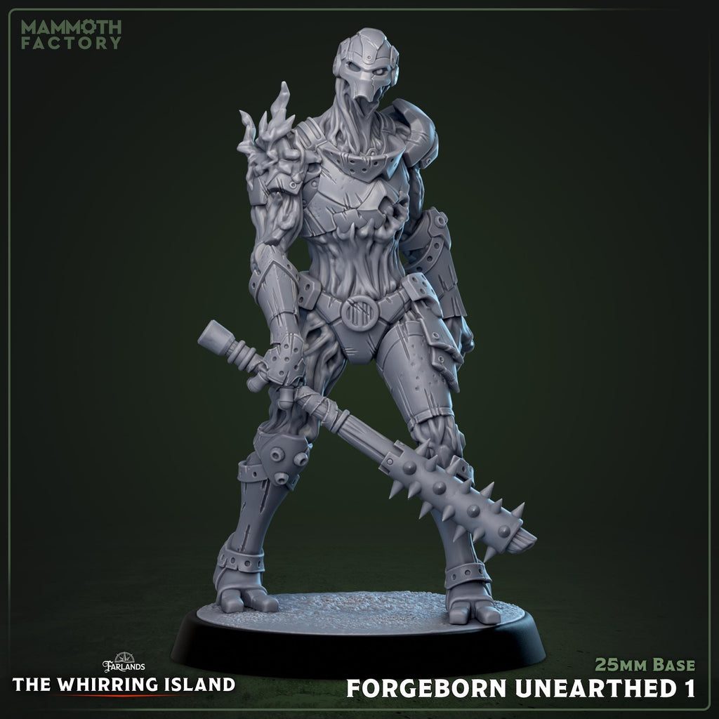 Unearthed Forgeborns | Mammoth Factory | 3d Printed TTRPG Miniature