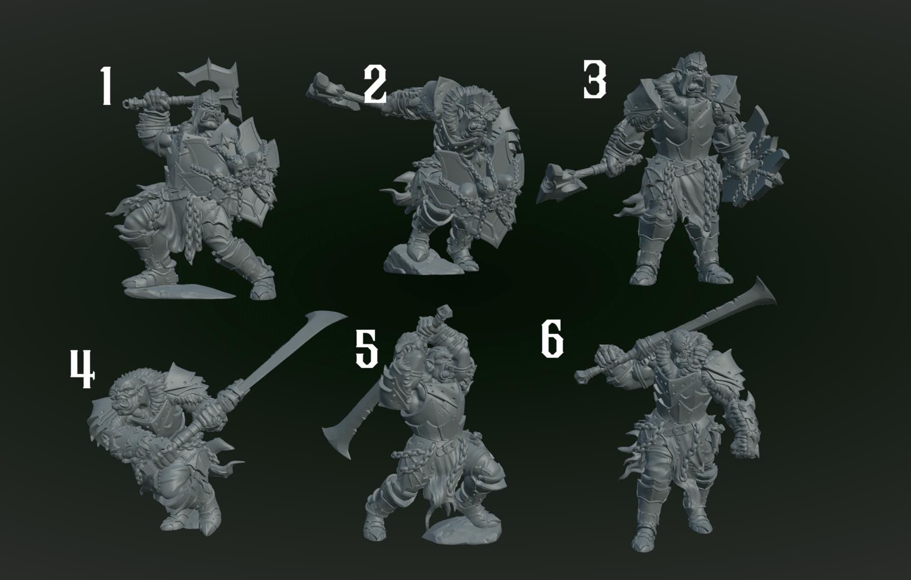 Ironcrag Champion | Mammoth Factory | 3d Printed TTRPG Miniature