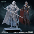 Vaelyx Shadow Warlock | Mammoth Factory | 3d Printed TTRPG Miniature