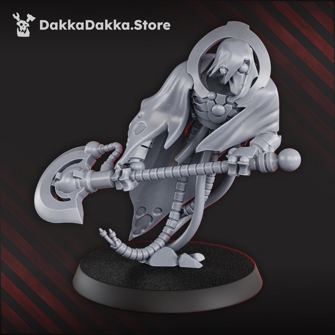 Iron Executioner Squad | 3d Printed Tabletop Wargames Proxy Models for Grimdark Future Robot Legions