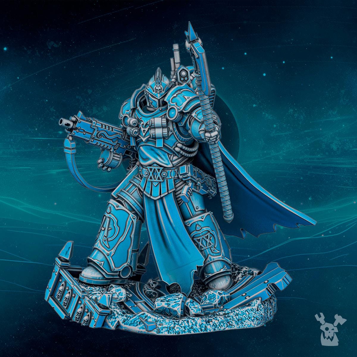 Scylla Alfarat The First Twin | DakkaDakka | 3d Printed Tabletop Wargames Miniature