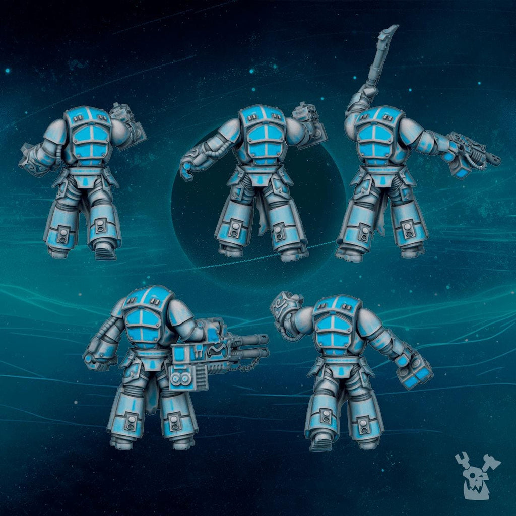 Scylla Destroyers Squad Build Kit | DakkaDakka | 3d Printed Tabletop Wargames Miniature