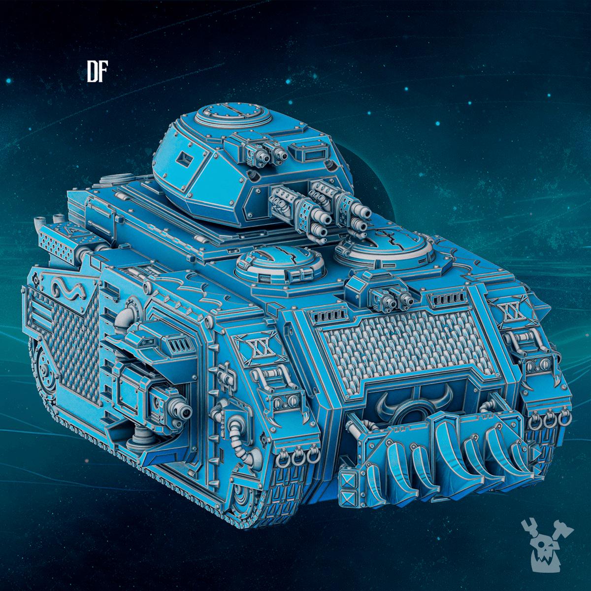Scylla Legion APC | DakkaDakka | 3d Printed Tabletop Wargames Tank Miniature