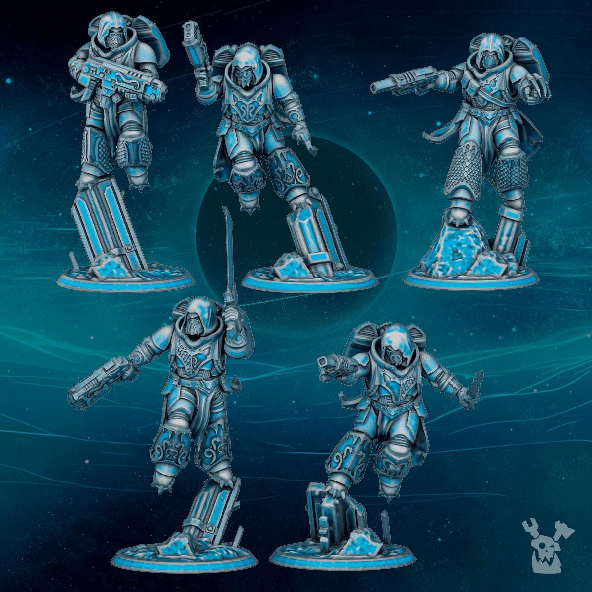 Scylla Assault Brothers Squad | DakkaDakka | 3d Printed Tabletop Wargames Miniature