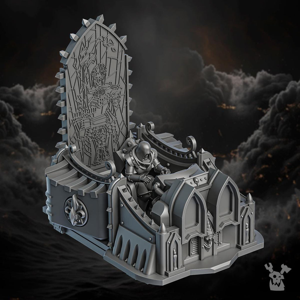 Order of Repentance Flame Tank | DakkaDakka | 3d Printed Blessed Sisters Infernal APC Proxy