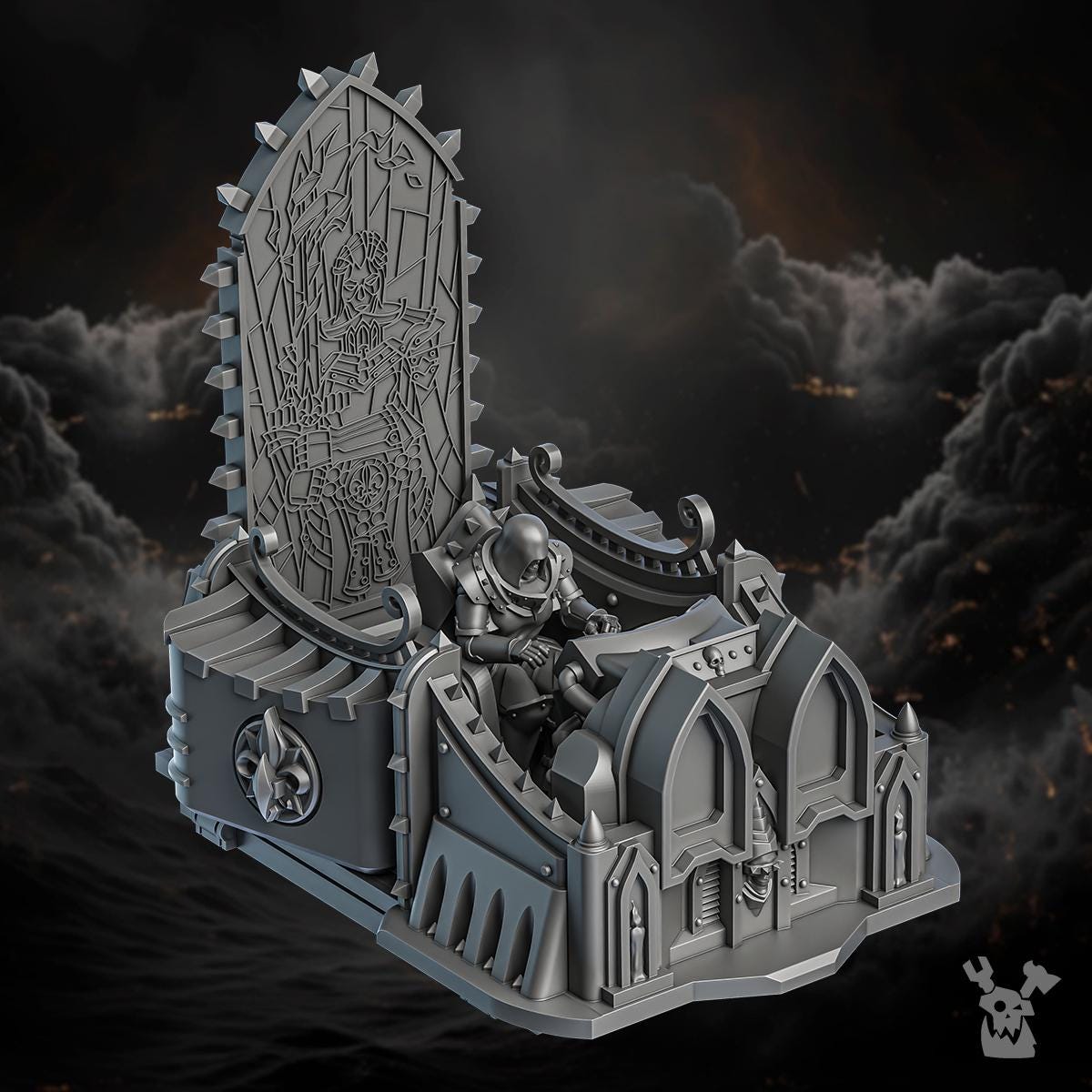 Order of Repentance Flame Tank | DakkaDakka | 3d Printed Blessed Sisters Infernal APC Proxy