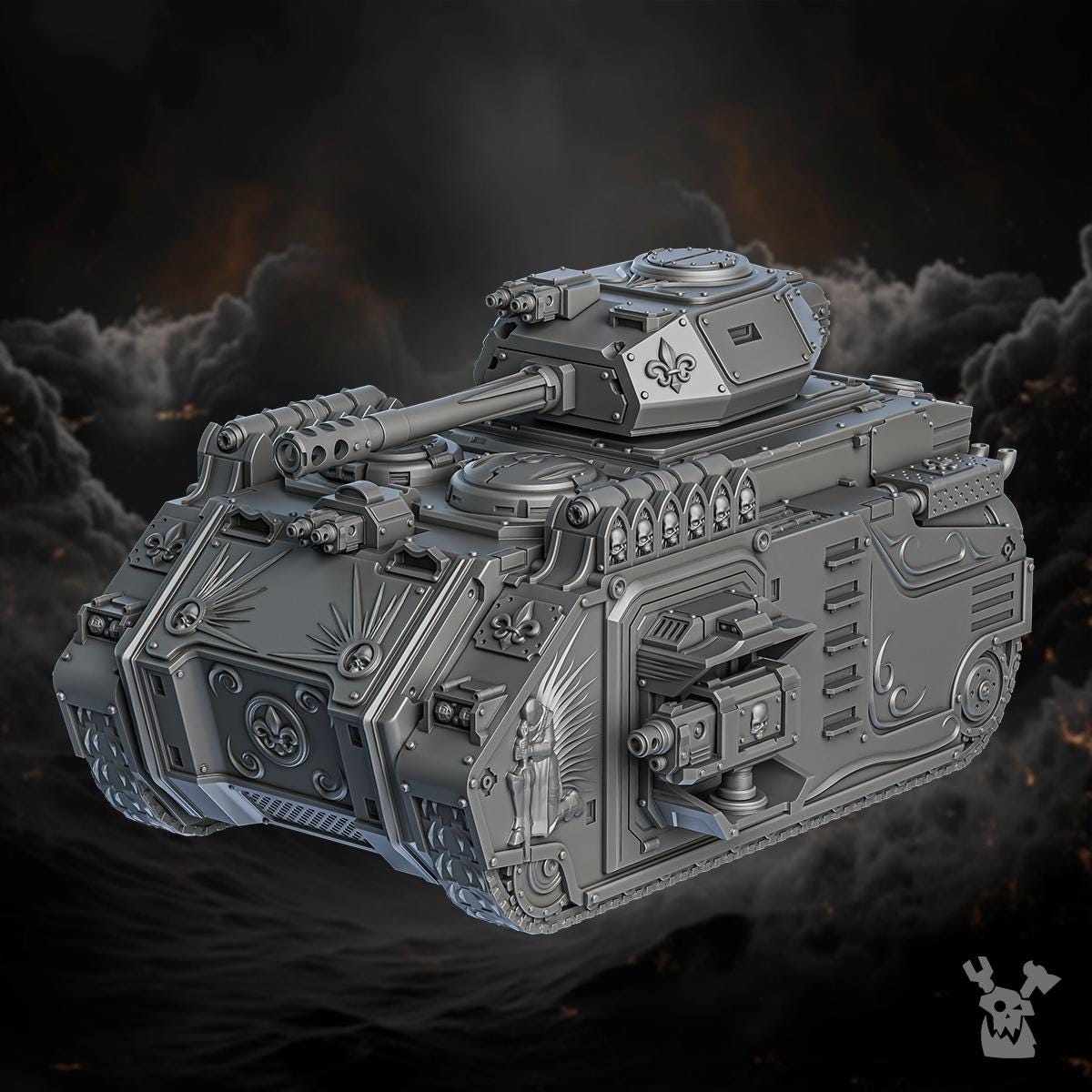 Order of Repentance APC Tank | DakkaDakka | 3d Printed Tabletop Wargames Blessed Sisters Tank Miniature