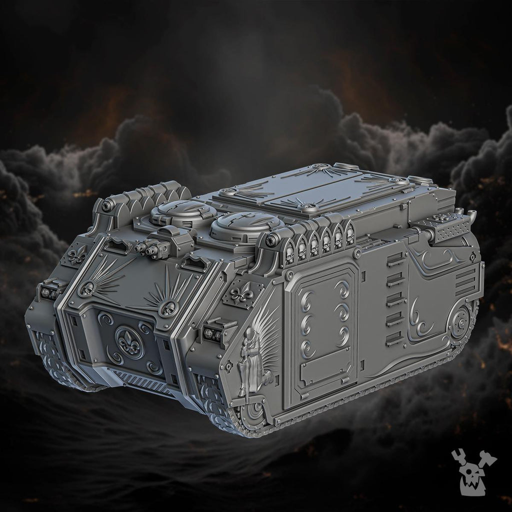 Order of Repentance APC Tank | DakkaDakka | 3d Printed Tabletop Wargames Blessed Sisters Tank Miniature