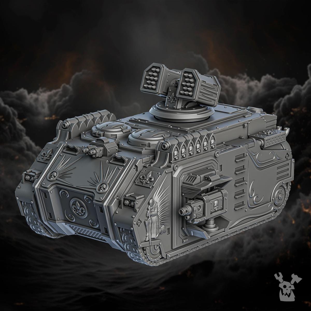 Order of Repentance APC Tank | DakkaDakka | 3d Printed Tabletop Wargames Blessed Sisters Tank Miniature