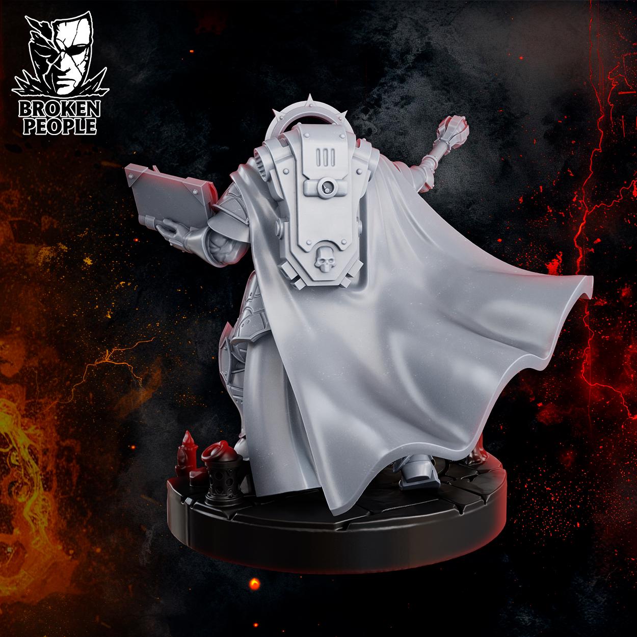 Johan Sins Apostle of Betrayal | Broken People | 3d Printed Heresy Proxy Model