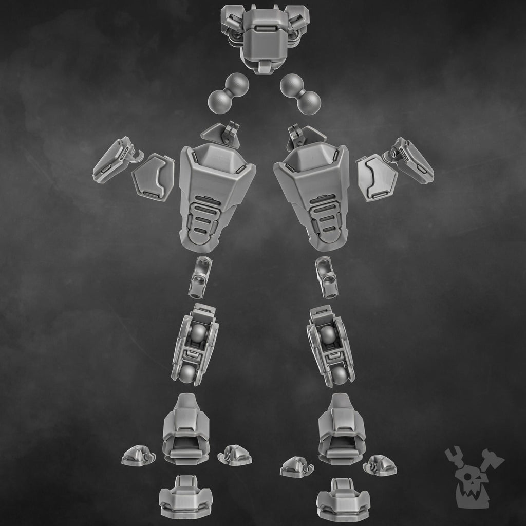 Blitz Mech Suits by DakkaDakka | 3d Printed Tabletop Wargames Model