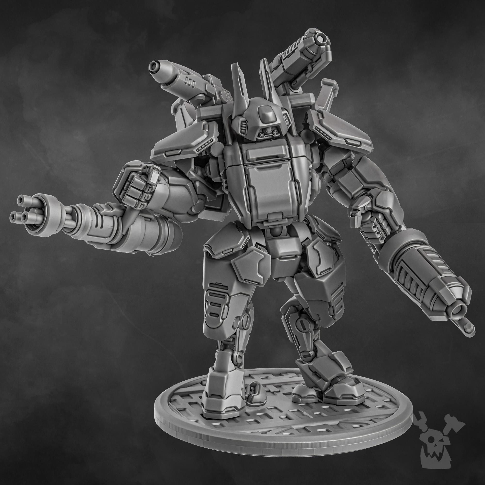 Blitz Mech Suits by DakkaDakka | 3d Printed Tabletop Wargames Model