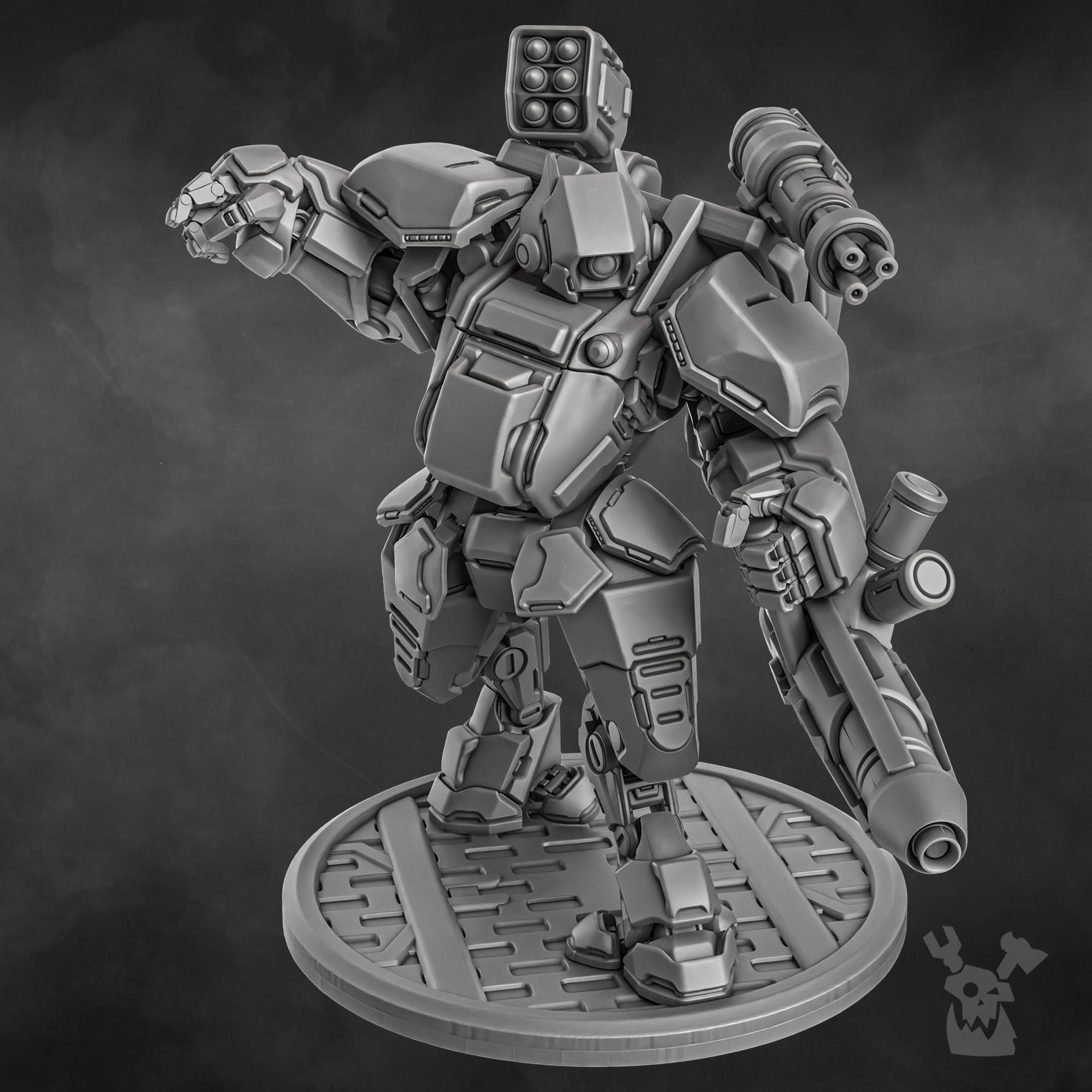 Blitz Mech Suits by DakkaDakka | 3d Printed Tabletop Wargames Model