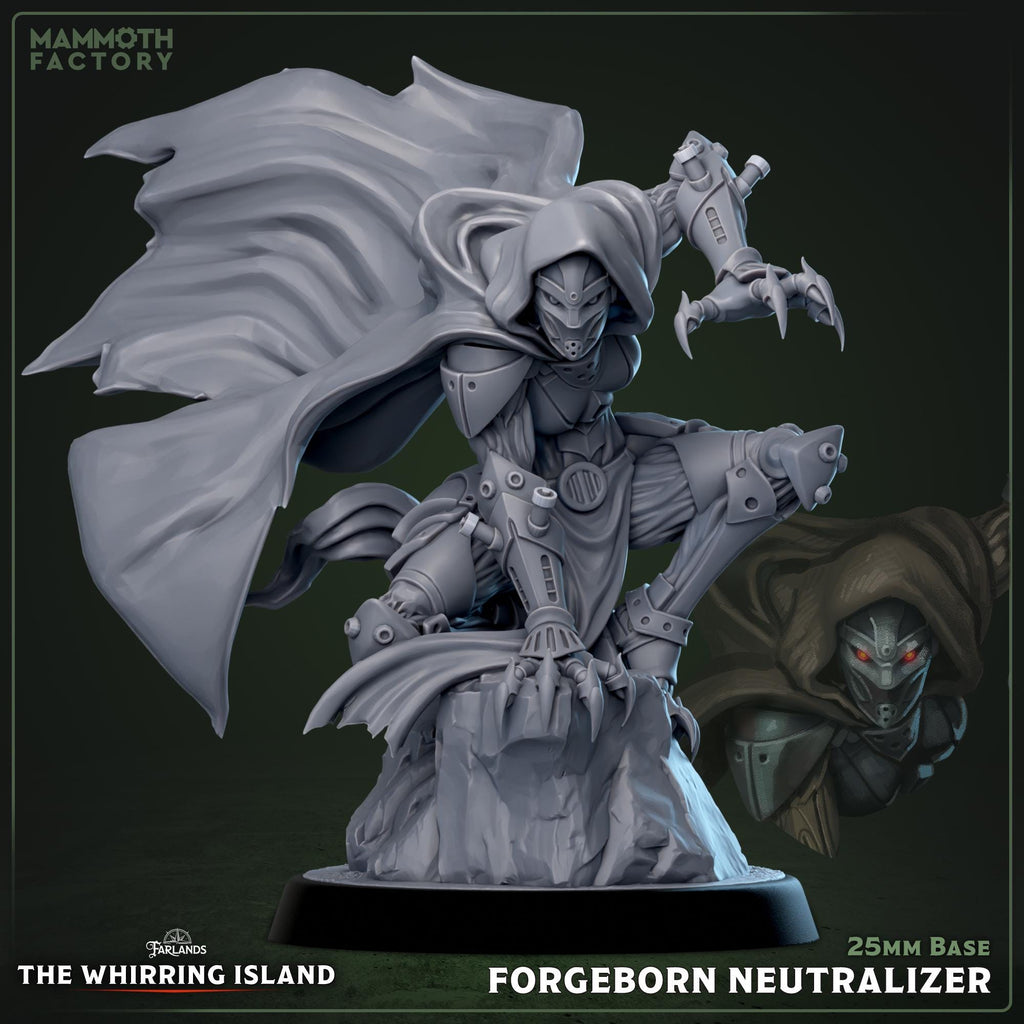 Forgeborn Neutralizer | Mammoth Factory | 3d Printed TTRPG Miniature