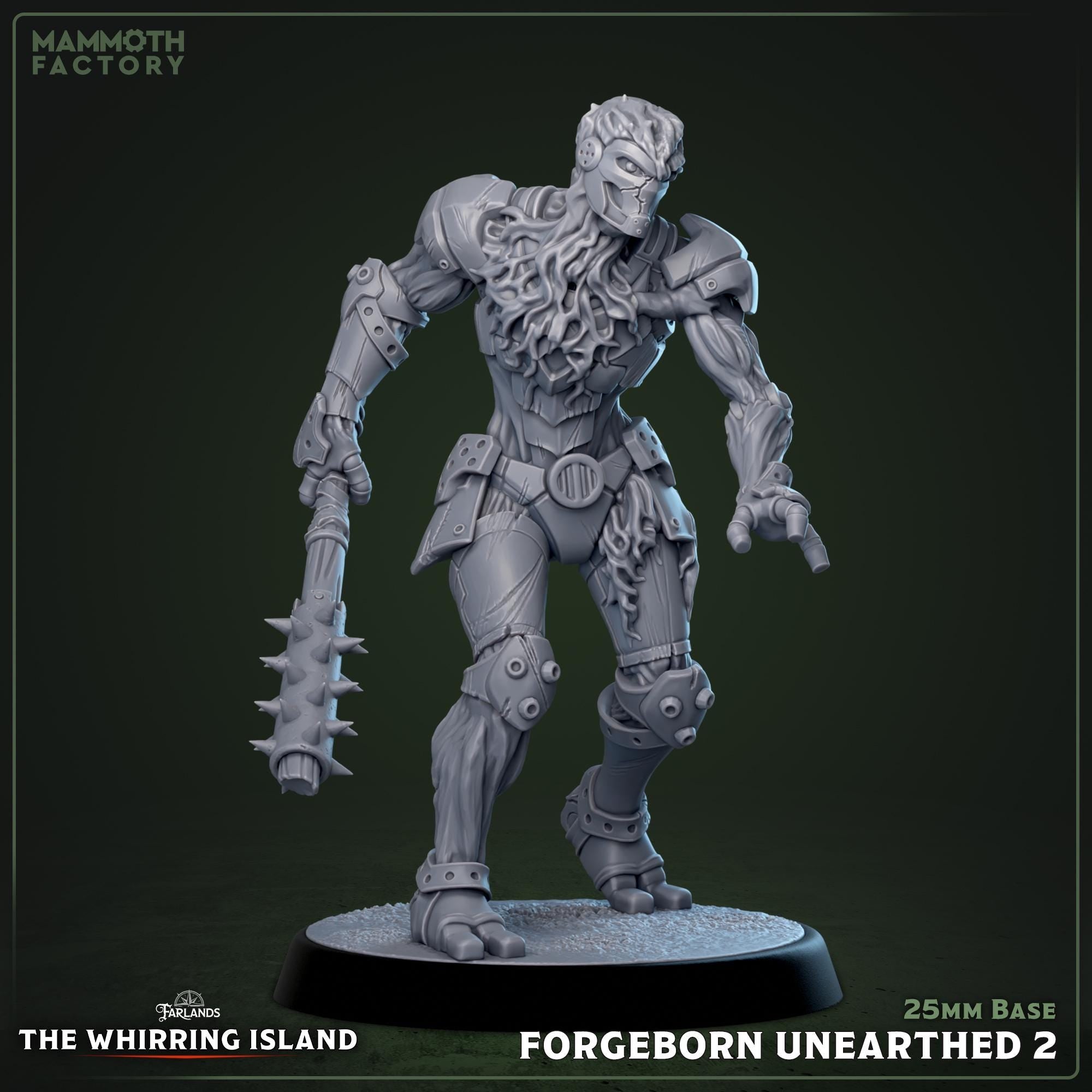 Unearthed Forgeborns | Mammoth Factory | 3d Printed TTRPG Miniature