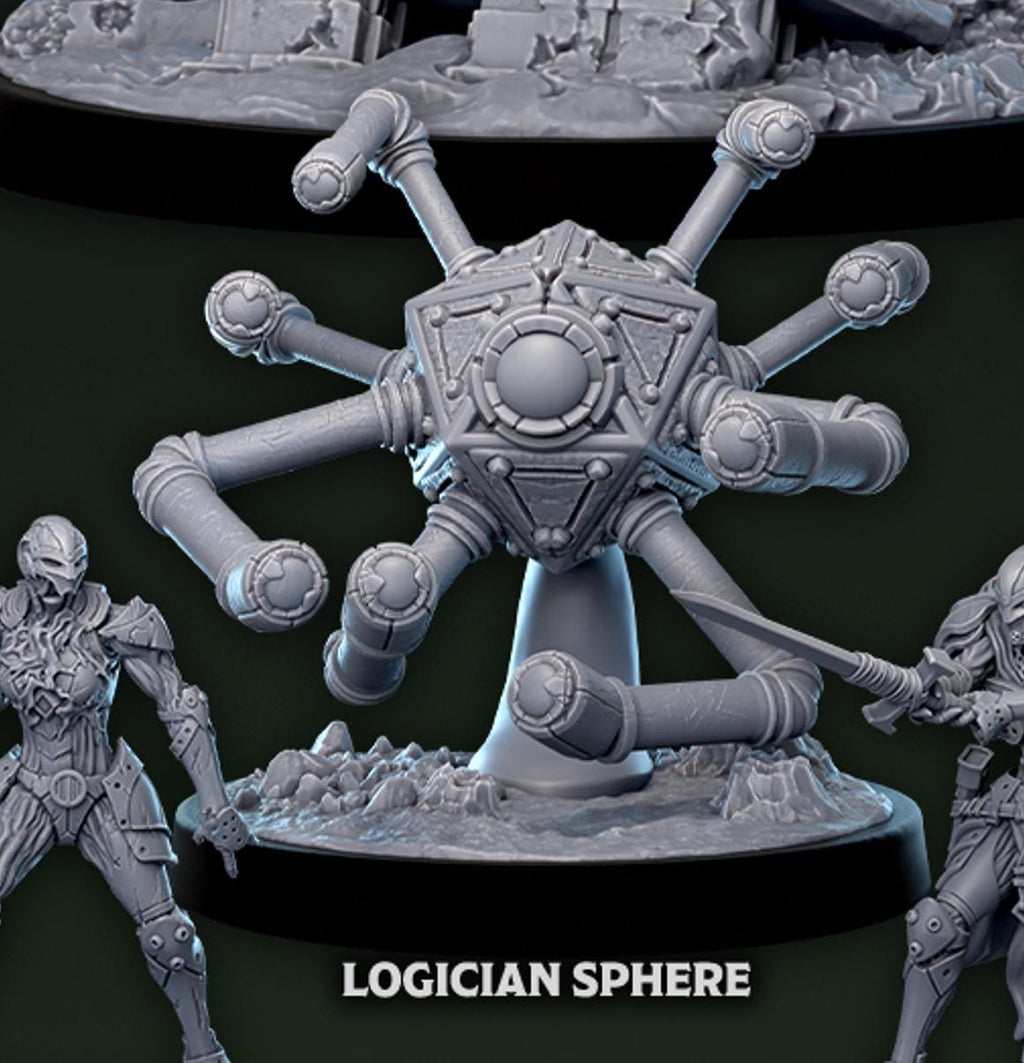 Logician Sphere | Mammoth Factory | 3d Printed TTRPG Miniature