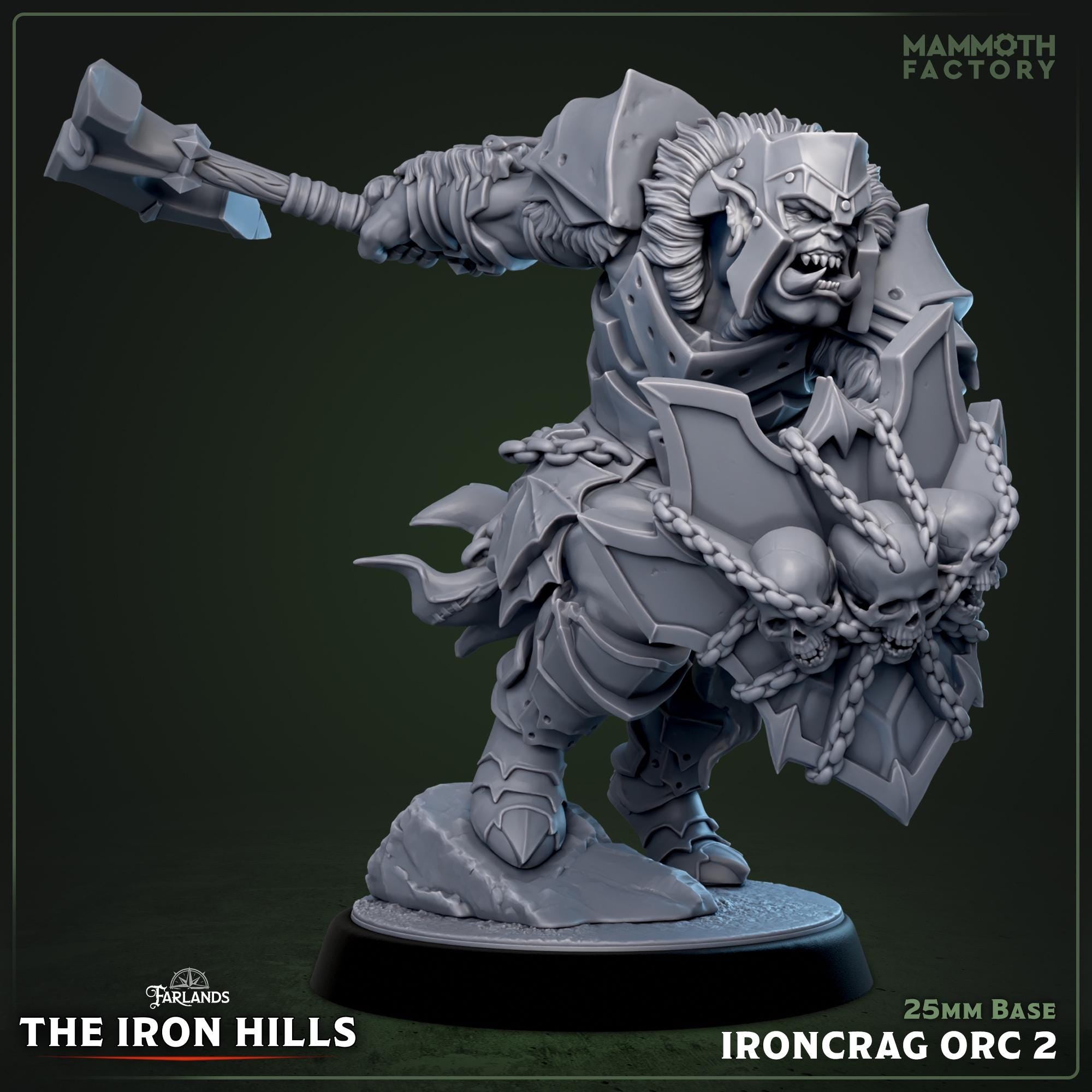 Ironcrag Champion | Mammoth Factory | 3d Printed TTRPG Miniature