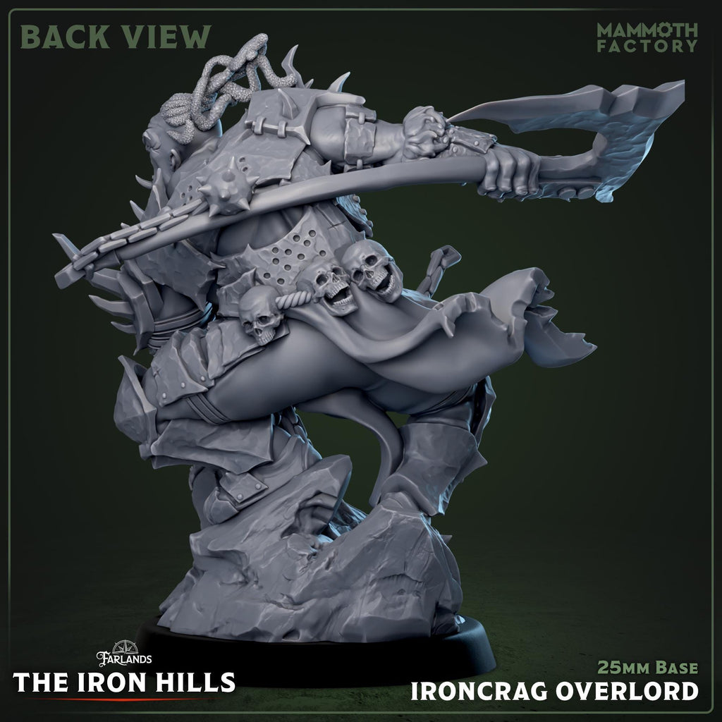 Ironcrag Overlord | Mammoth Factory | 3d Printed TTRPG Miniature