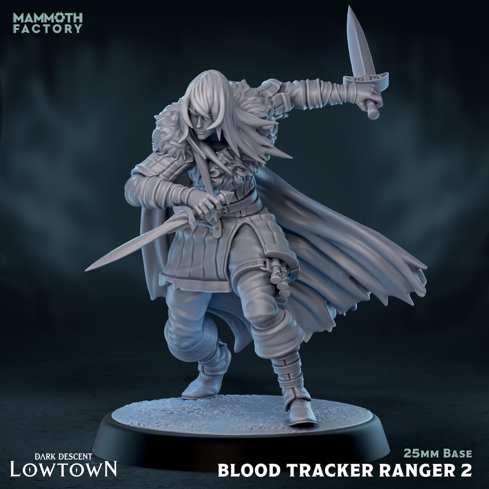 Sebira Mawbray Blood Tracker | Mammoth Factory | 3d Printed TTRPG Miniature