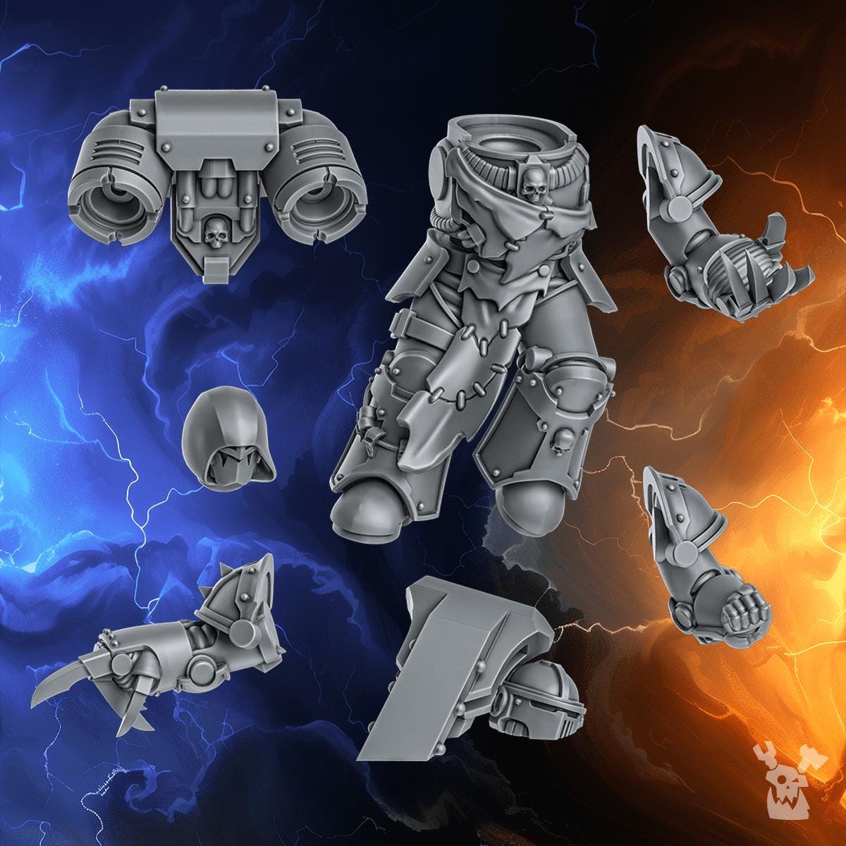 Noctis Horrors Justiciar | DakkaDakka | 3d Printed Wargame Model