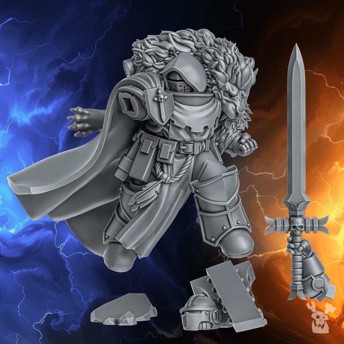 Richard the Lion Heart | DakkaDakka | 3d Printed Wargame Proxy Model