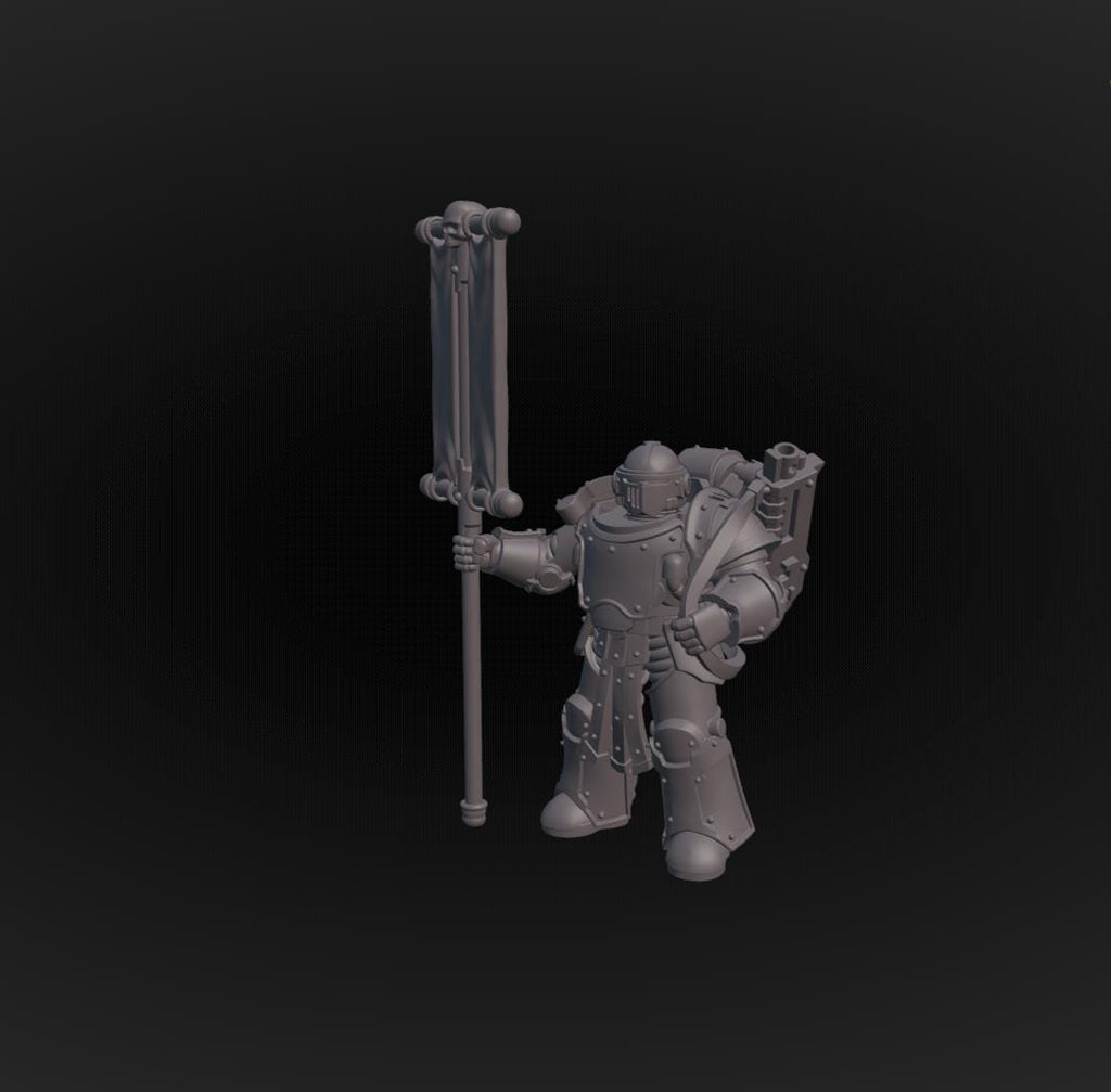 Standard Bearer Millennium Wars | DakkaDakka | 3d Printed Wargame Proxy Model