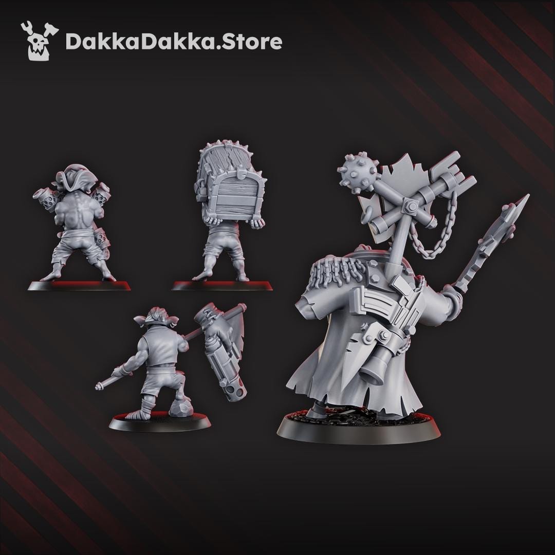 Kap'n Blaaady Beard | DakkaDakka | 3d Printed Tabletop Wargames Proxy Model