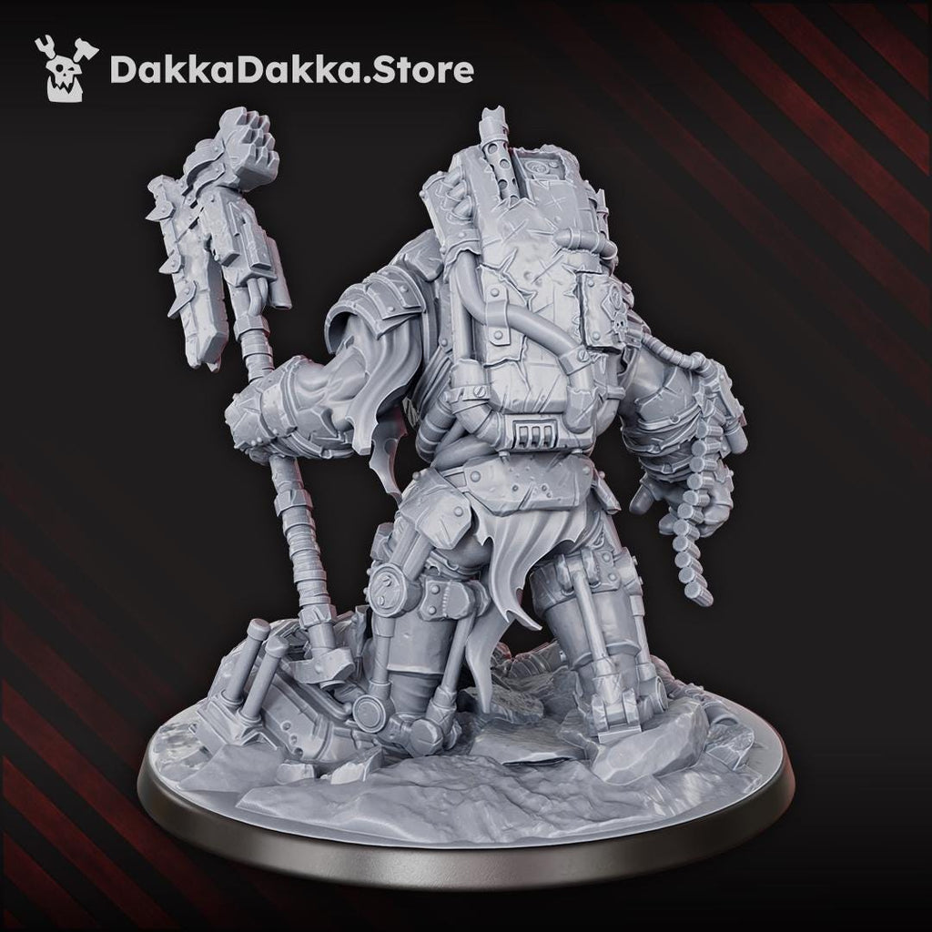 Bull'War Boss | DakkaDakka | 3d Printed Tabletop Wargames Proxy Model for Grimdark Future Orc Marauders Ultra Veteran