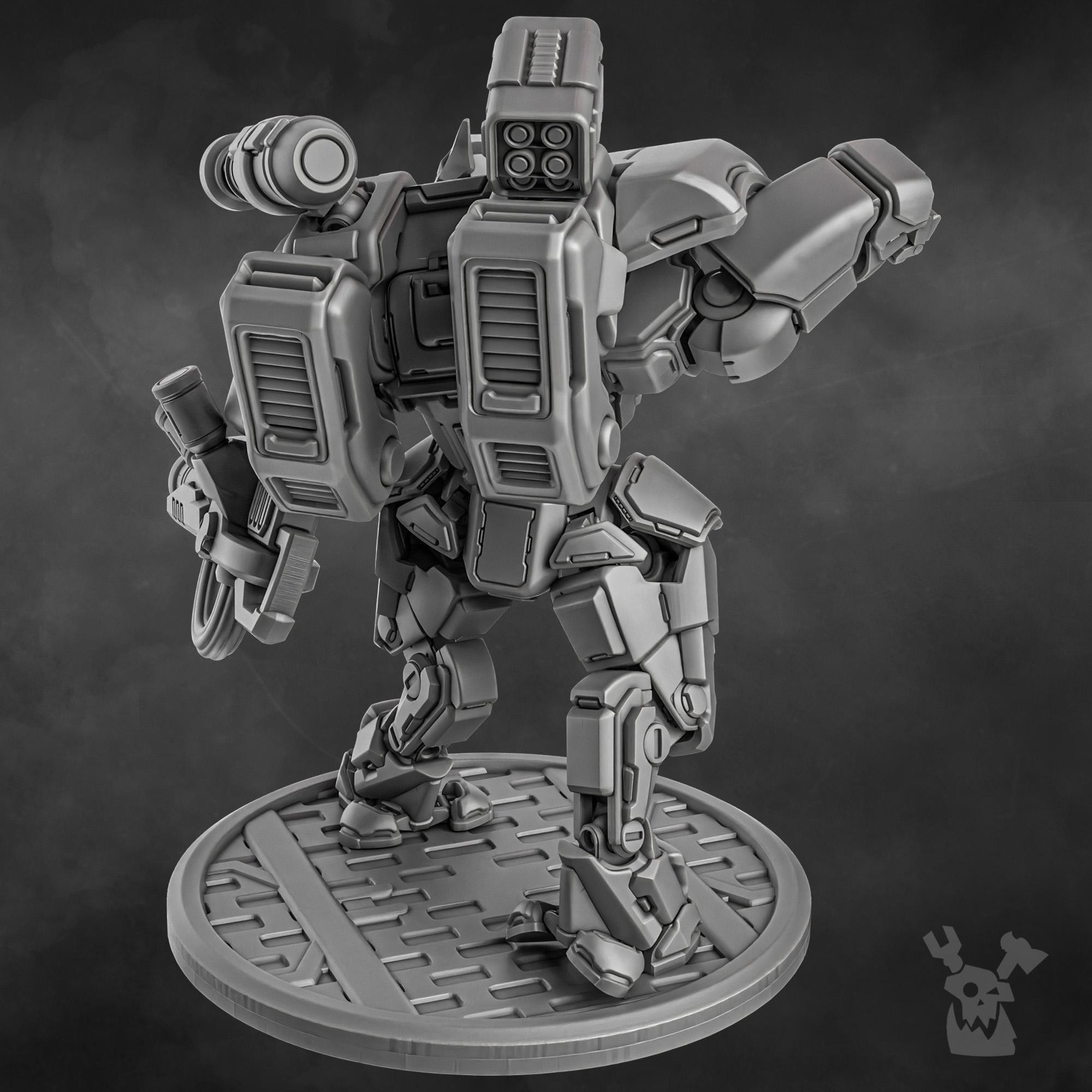 Blitz Mech Suits by DakkaDakka | 3d Printed Tabletop Wargames Model