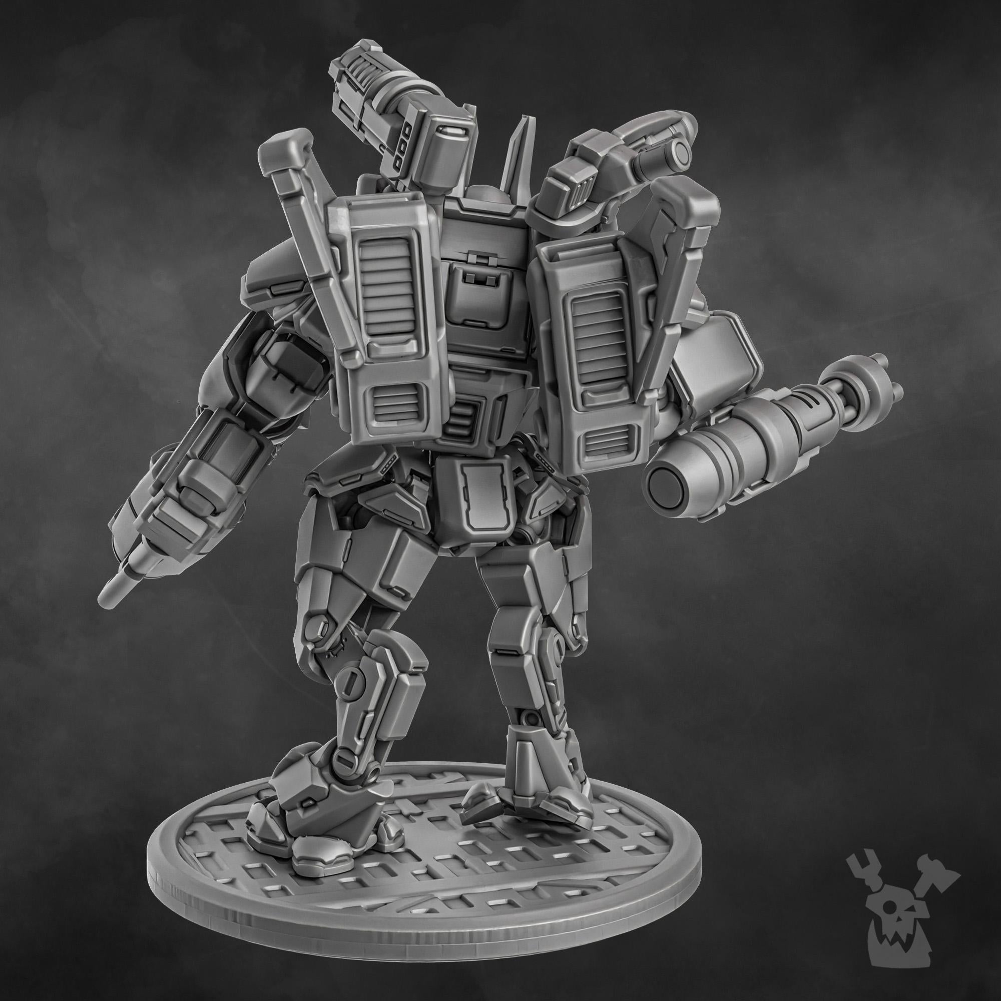 Blitz Mech Suits by DakkaDakka | 3d Printed Tabletop Wargames Model