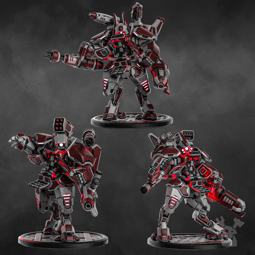 Blitz Mech Suits by DakkaDakka | 3d Printed Tabletop Wargames Model